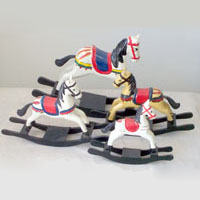 Traditional Wooden Rocking Horses