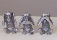 3 WISE MONKEYS