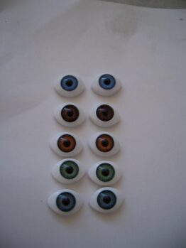 Standard Acrylic flat backed eyes